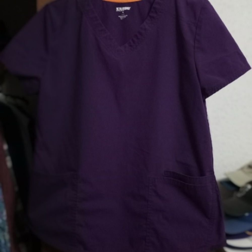 Purple Scrub Top